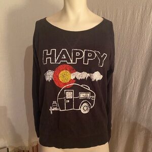 Happy Camper Graphic Long Sleeve